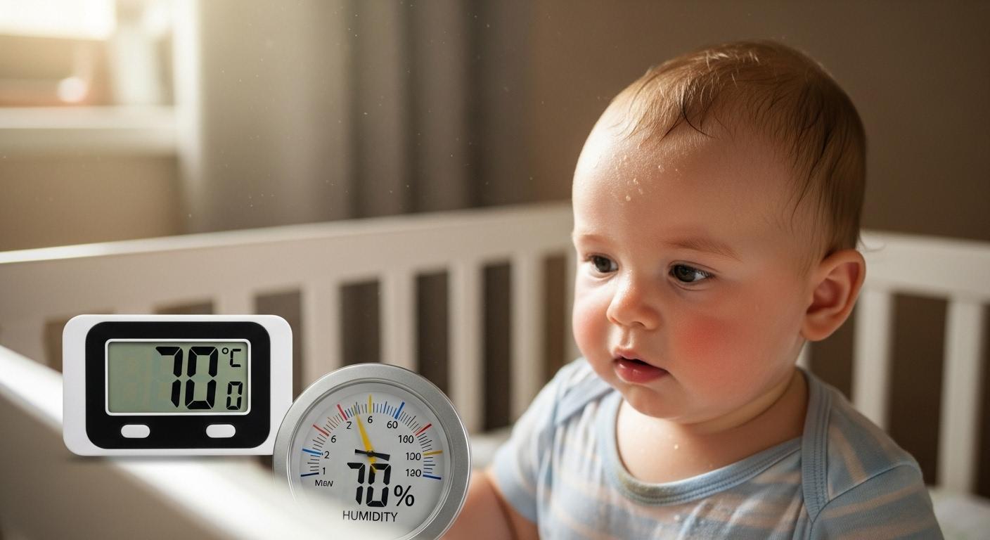 아기방 습도 70
