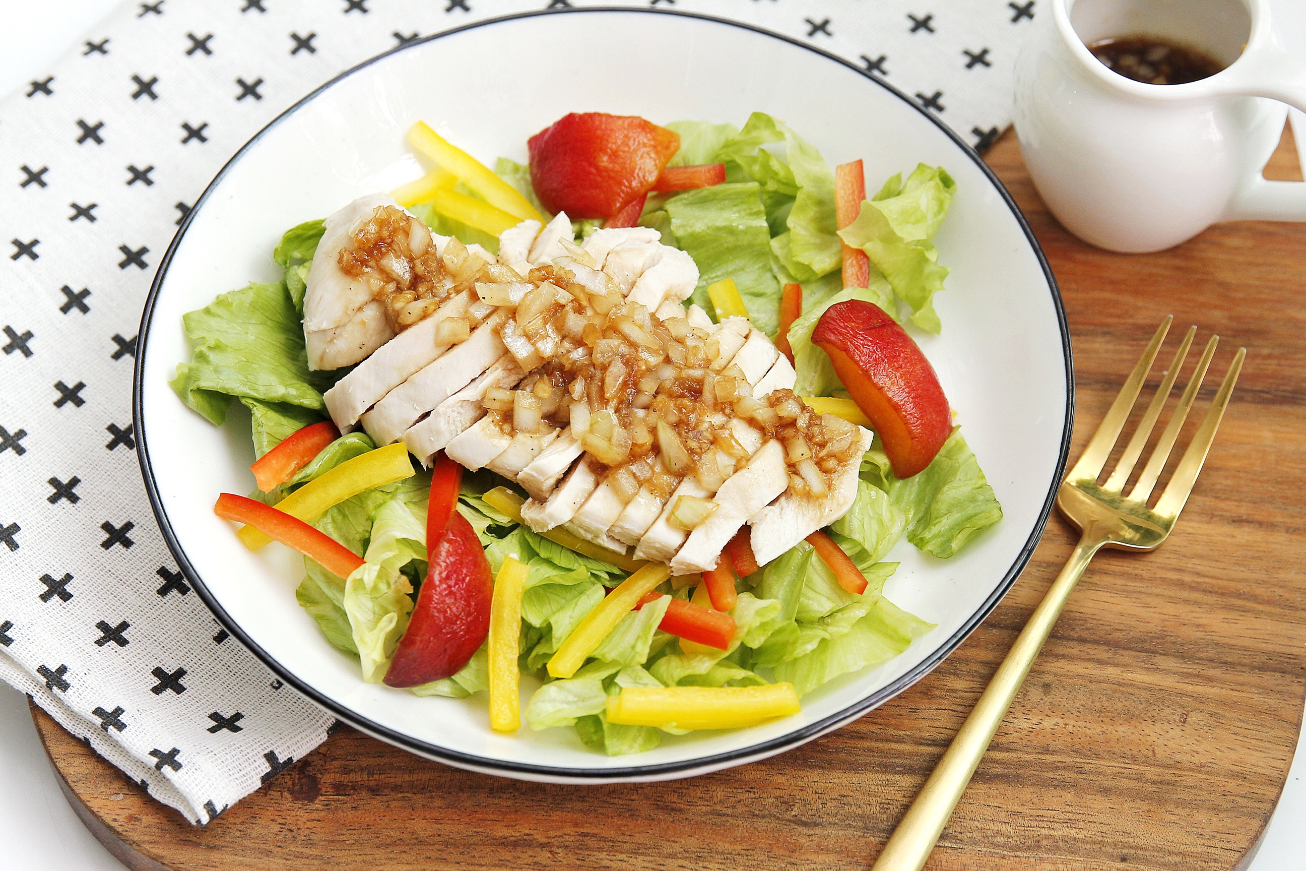 닭가슴살샐러드_오리엔탈소스