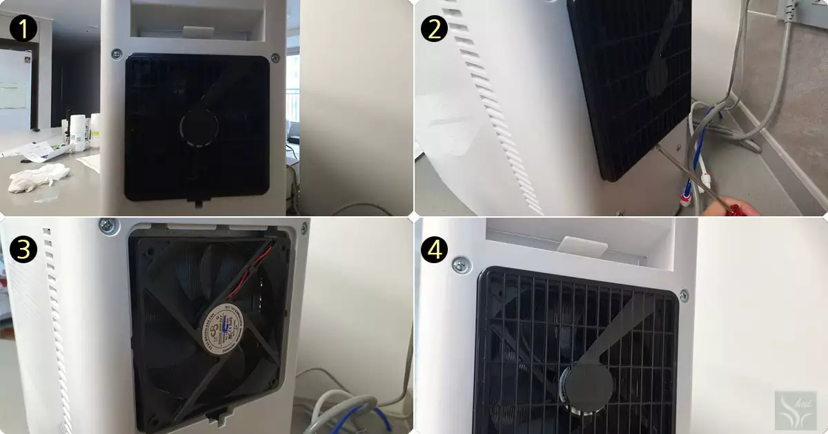 교원웰스WQ674NWA 쿨링팬 청소방법