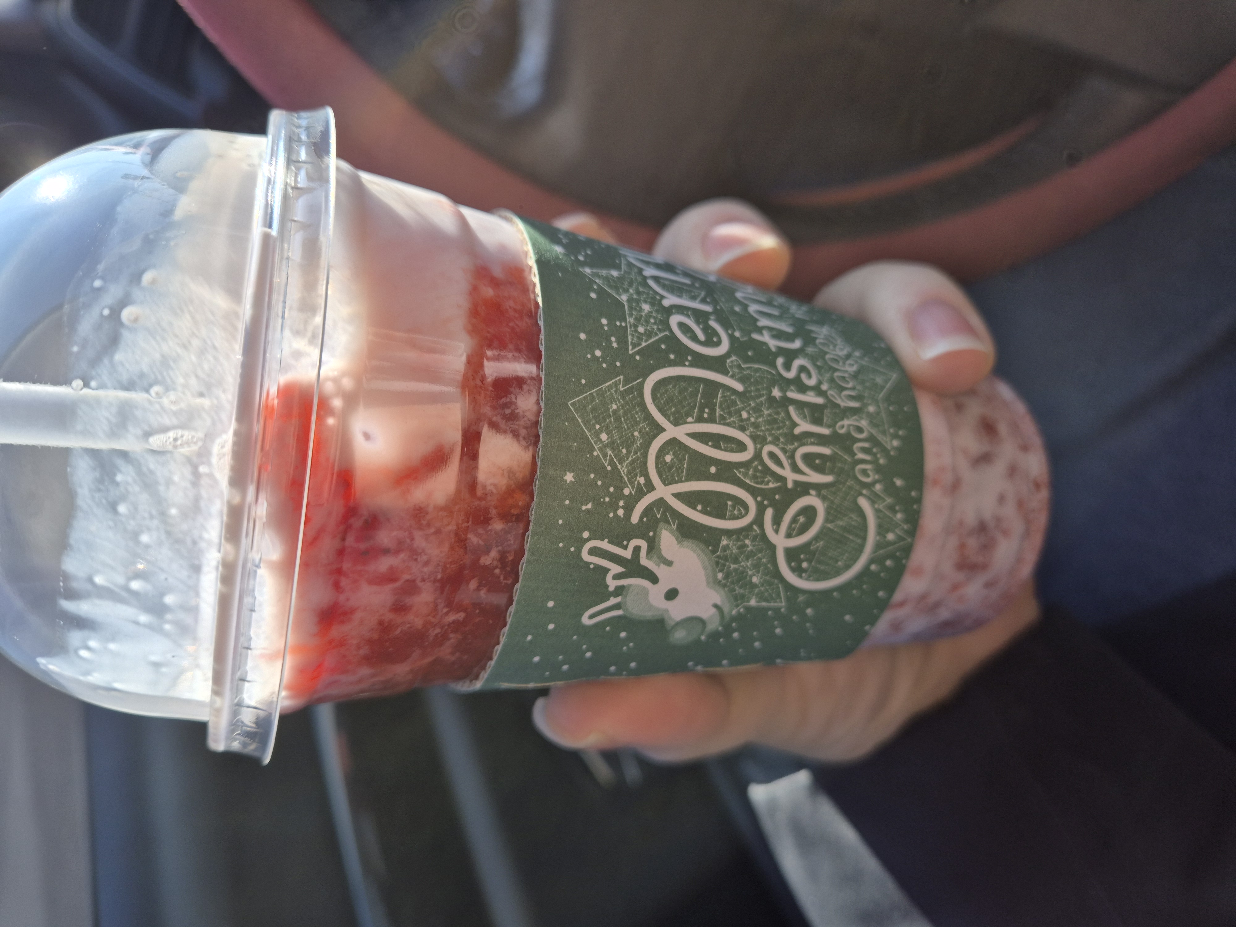 원내동 우묻딸 딸기라떼