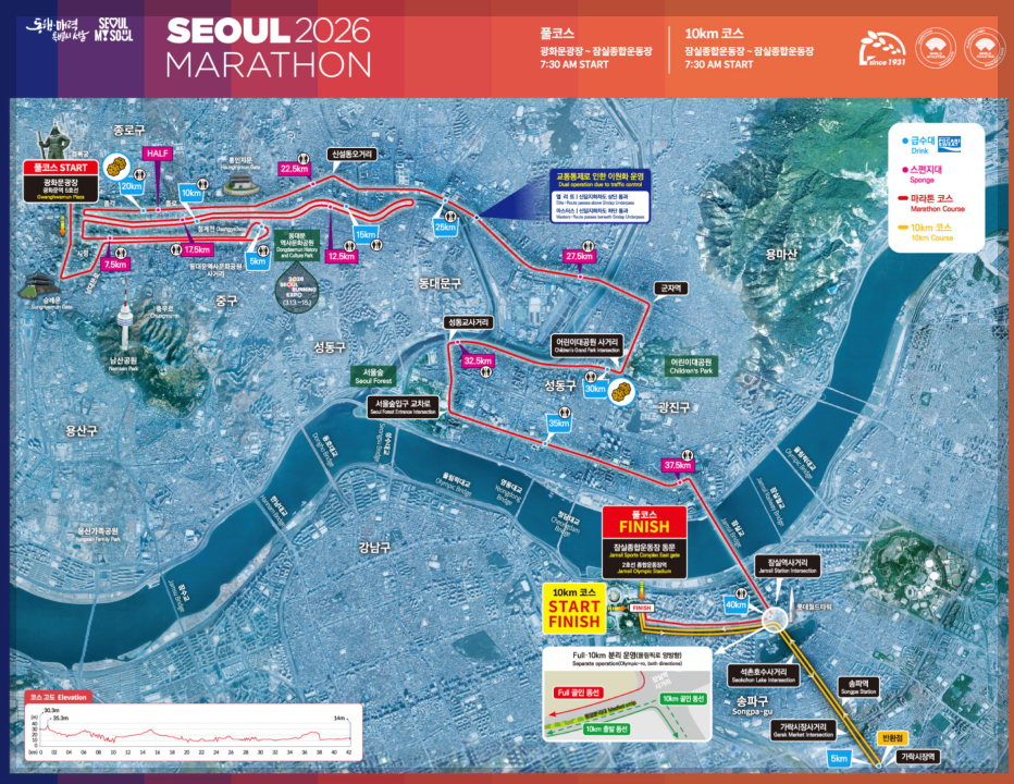 서울 마라톤 2026 교통통제