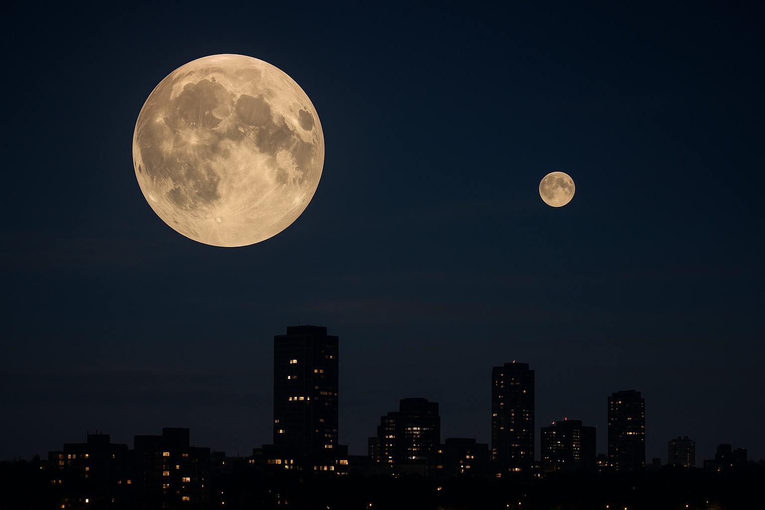 슈퍼문과 마이크로문