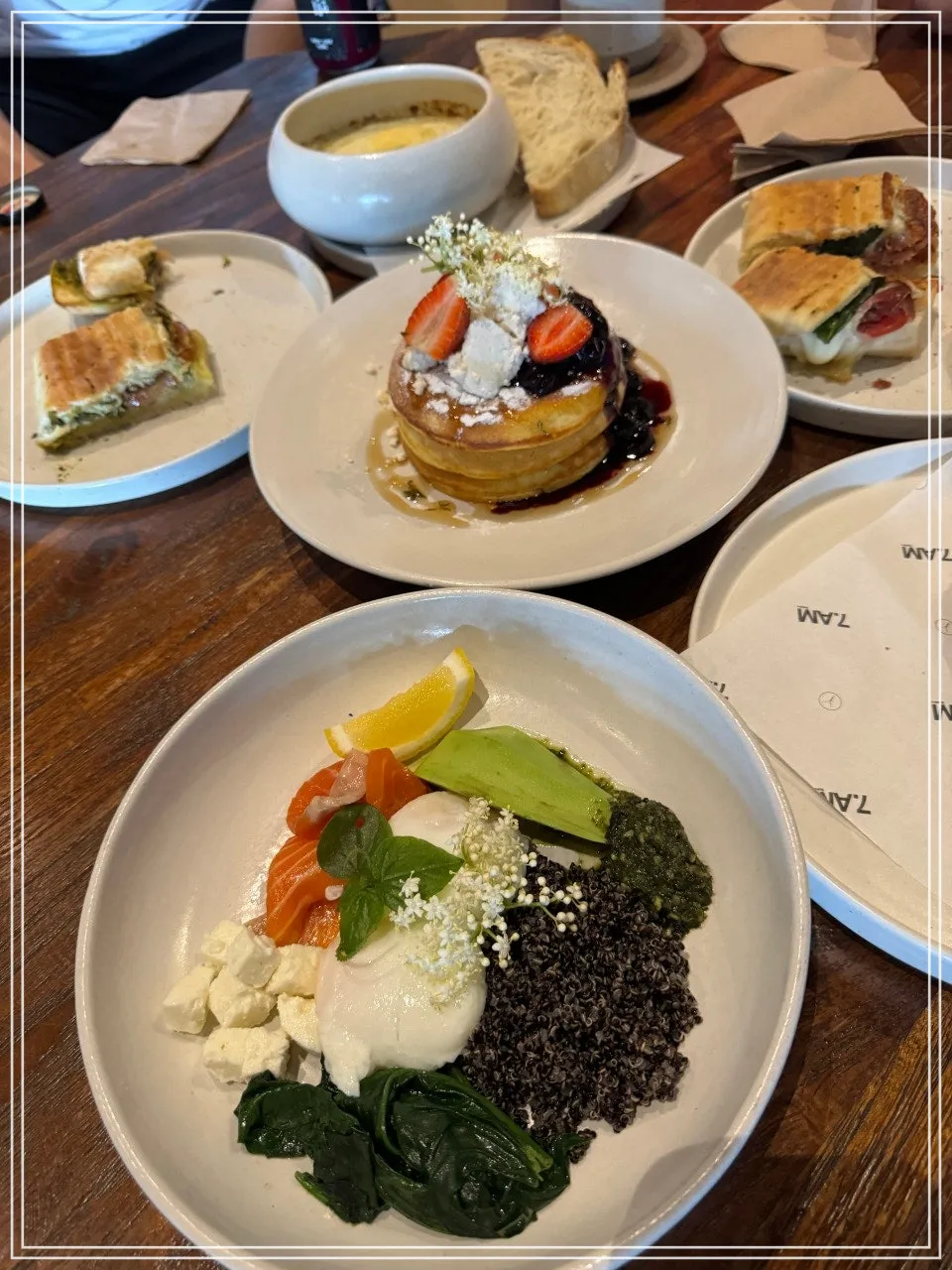 7am 브런치 대표메뉴