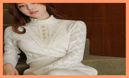 레이스 기모 티블라우스 추천
