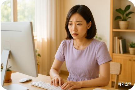 업무 중 찾아오는 불안의 그림자