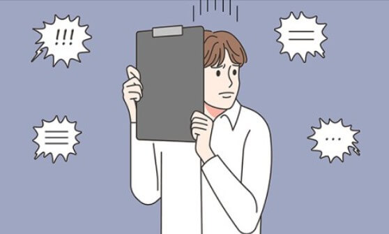 공황장애 증상 중 예민한 회피의 모습