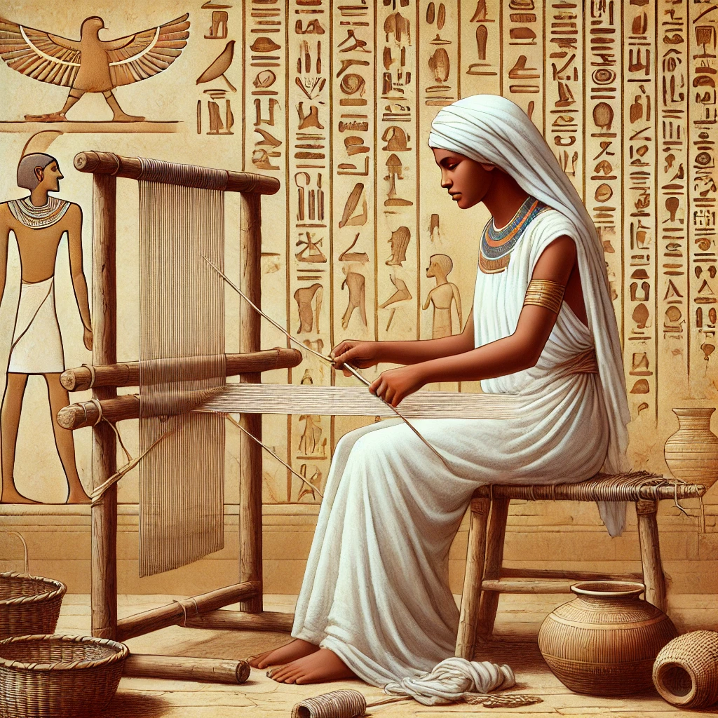 고대 이집트 여성의 가내 수공업: 직조와 미용의 발전