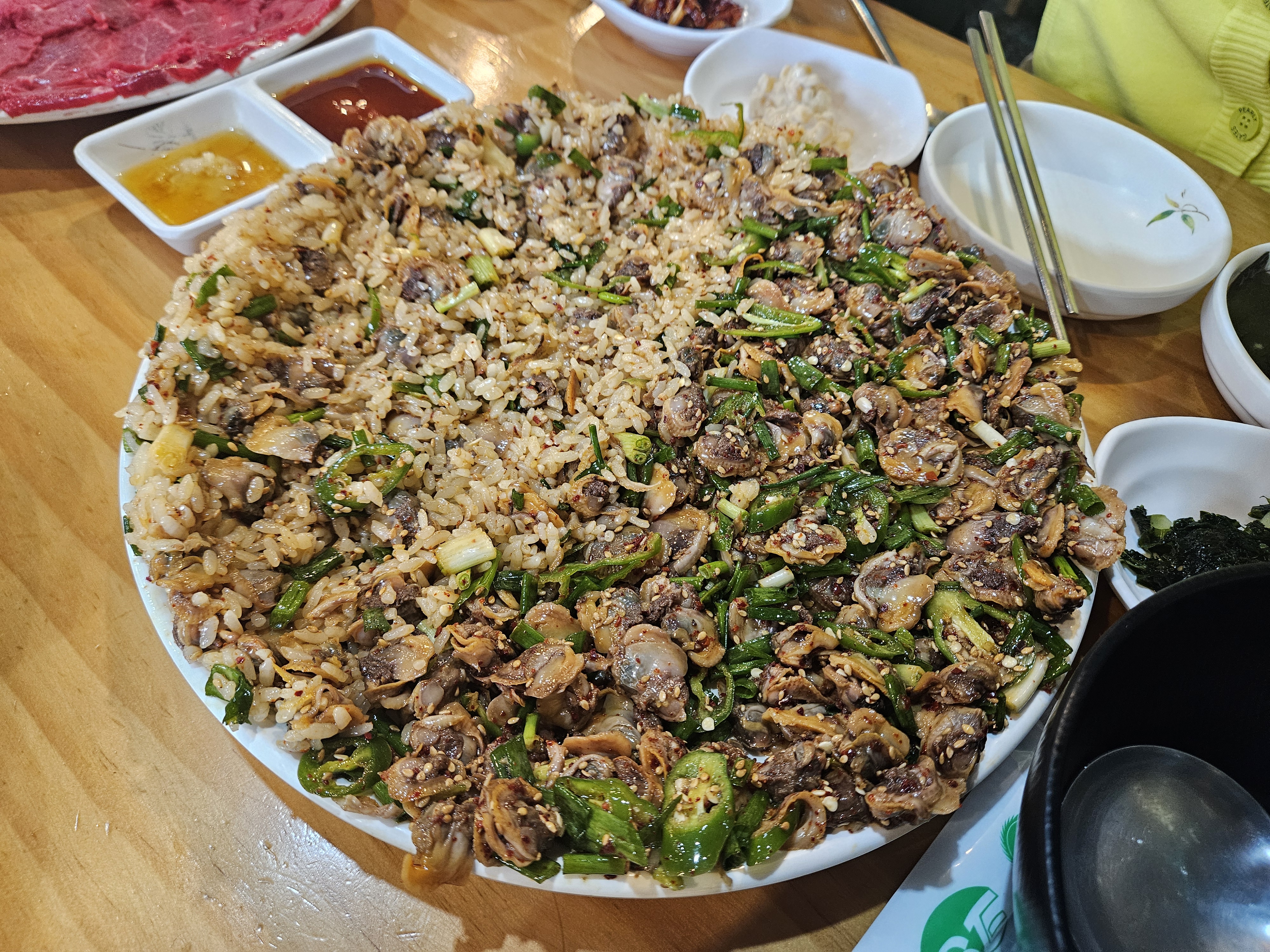 꼬막무침과 비빔밥