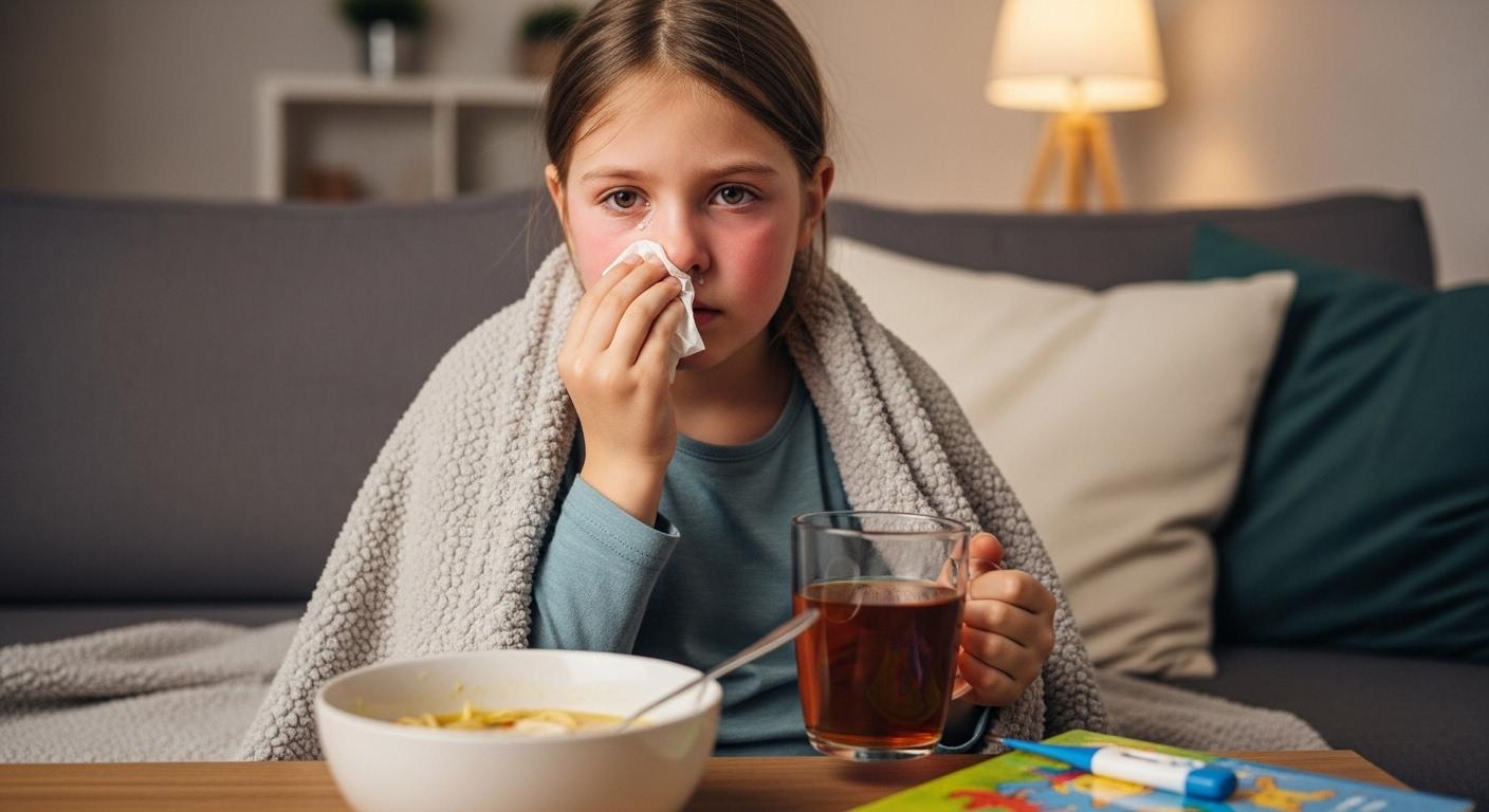 어린이 독감 증상