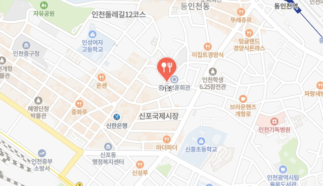 인천-가조-지도