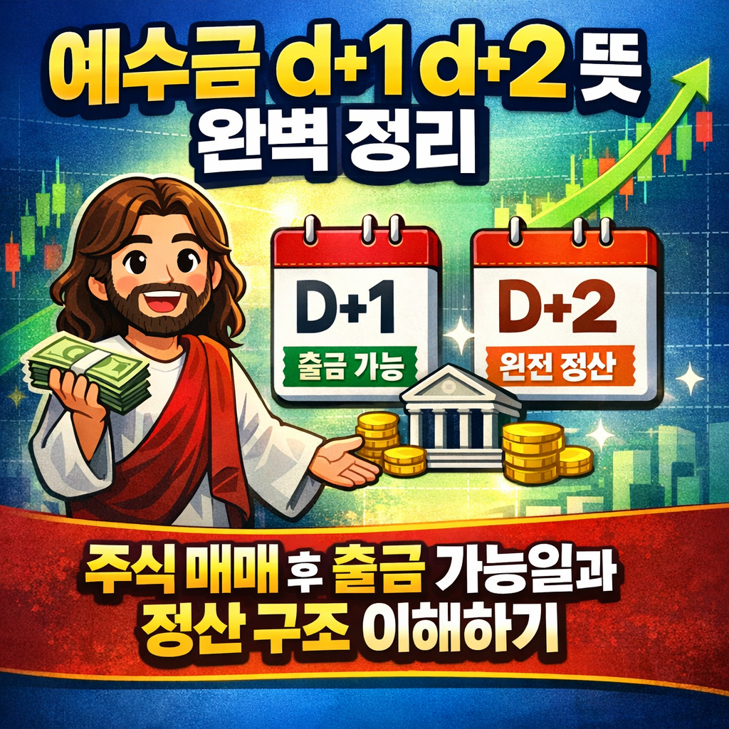 예수금 d+1 d+2뜻