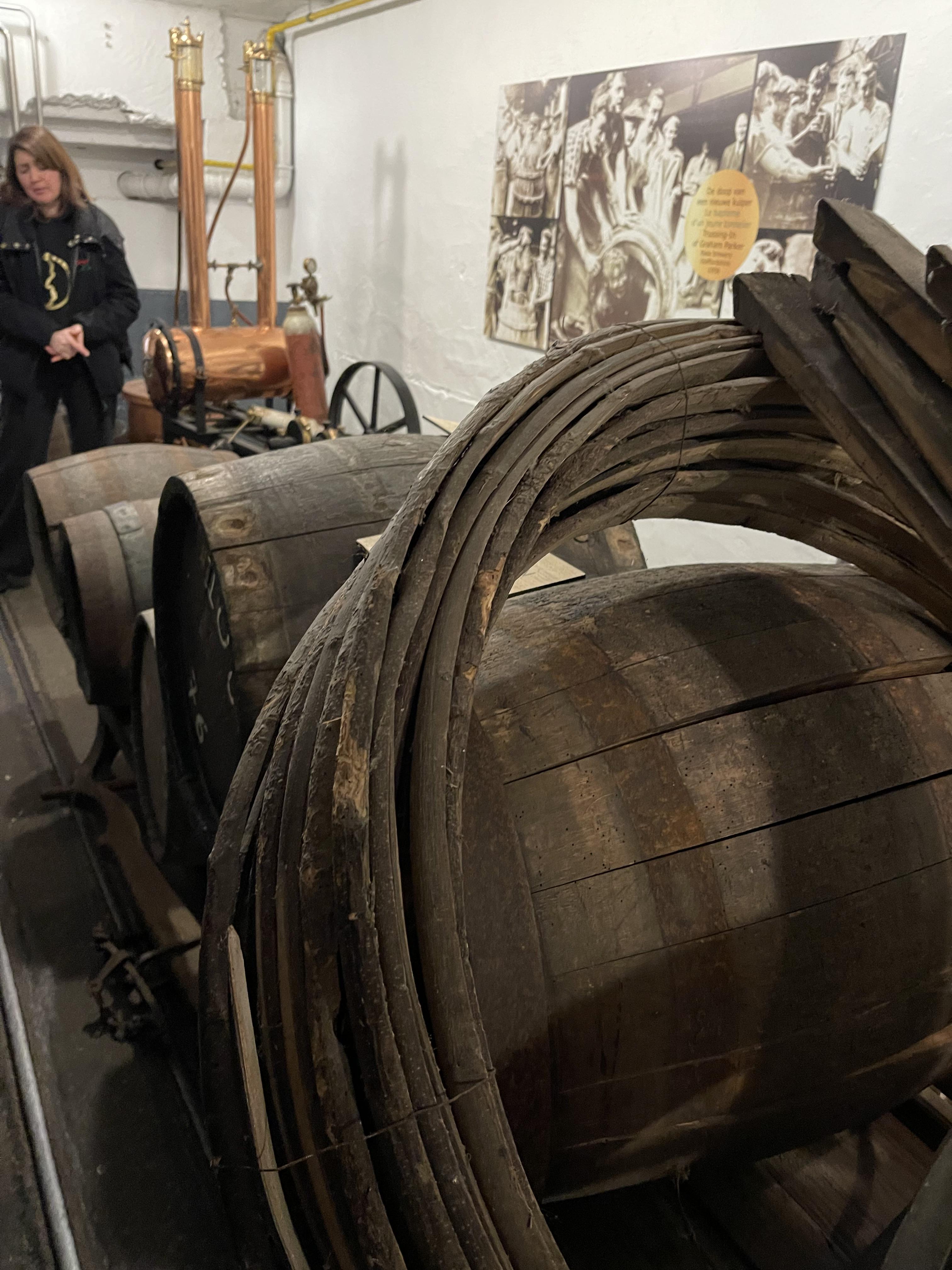 De Halve Maan 양조장 숙성 오크통