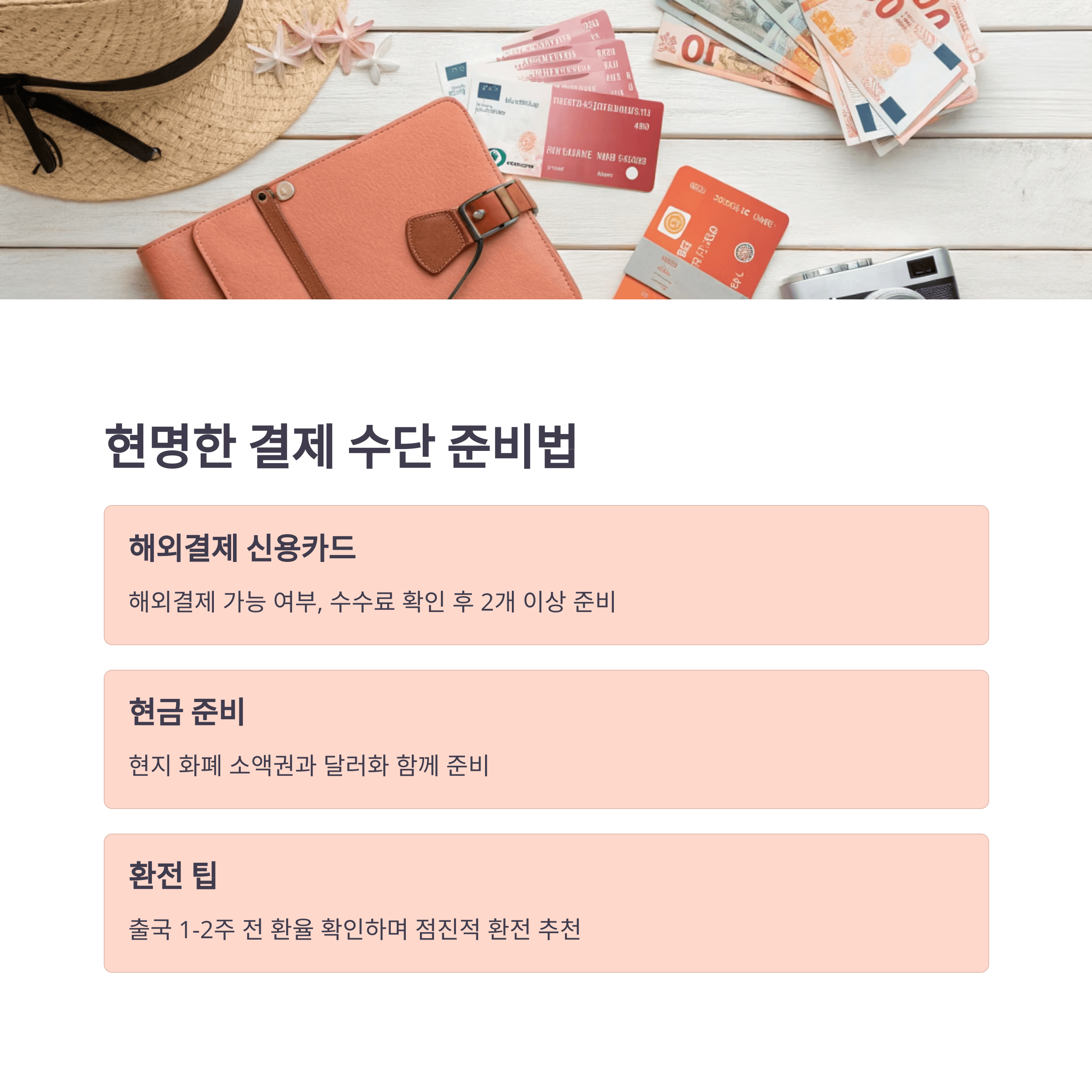 해외여행 준비물 체크리스트 완벽정리가이드