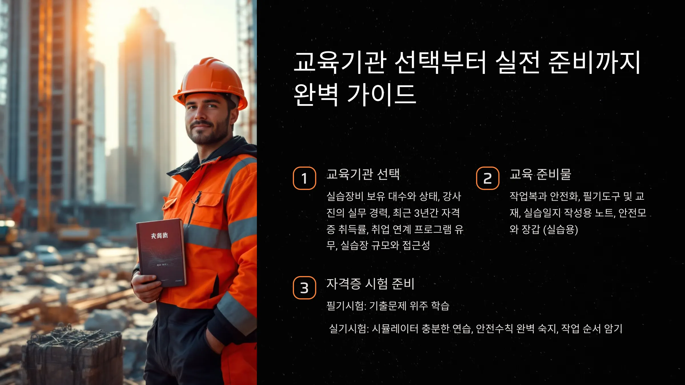 굴착기 운전기능사 국민내일배움카드 교육, 전망, 연봉, 시험과목, 교육기관 학원 선택