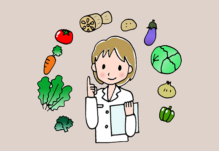 건강한-식단을-설명하는-여성