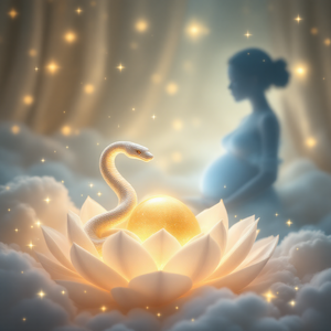 흰 뱀이 나오는 꿈, 태몽일까? 아기 성별부터 출산운까지 해석