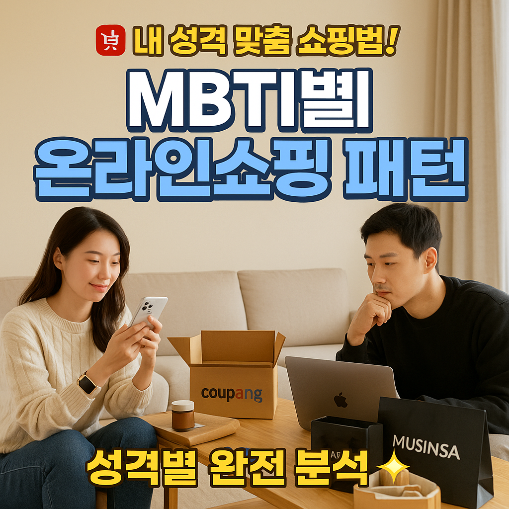 MBTI별 온라인쇼핑 패턴! 성격별 쇼핑법 총정리