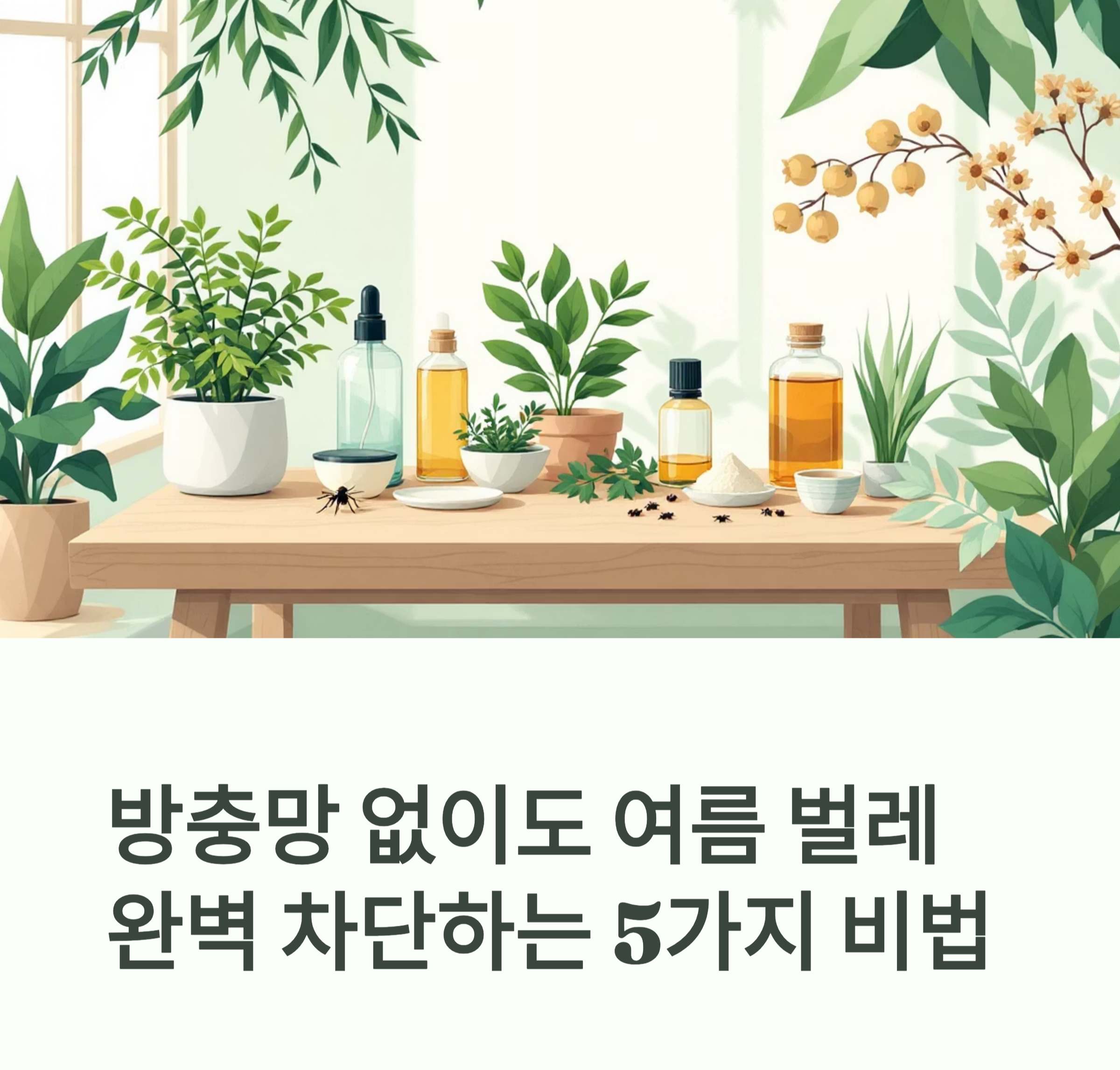 여름 벌레 완벽 차단하는 방법