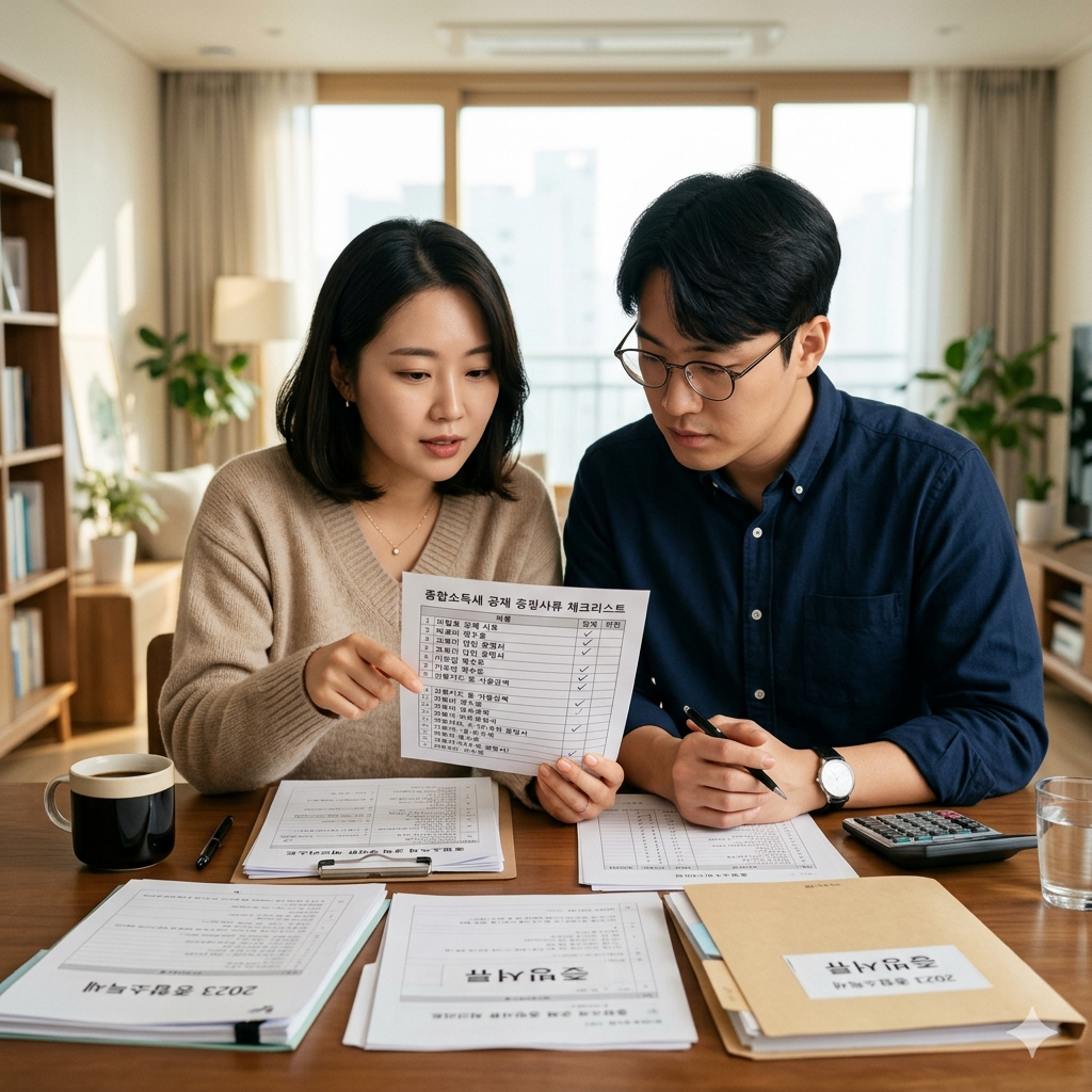 종합서득세 공제 증빙서류 완벽 가이드