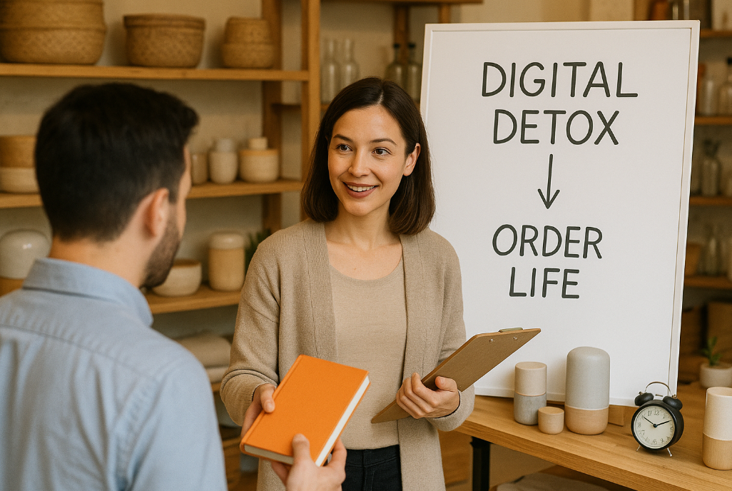 디지털디톡스 제품 큐레이션으로 오프라인 라이프 상품 판매