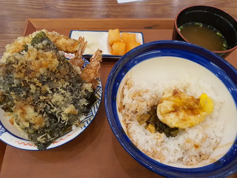 튀김과 밥 분리