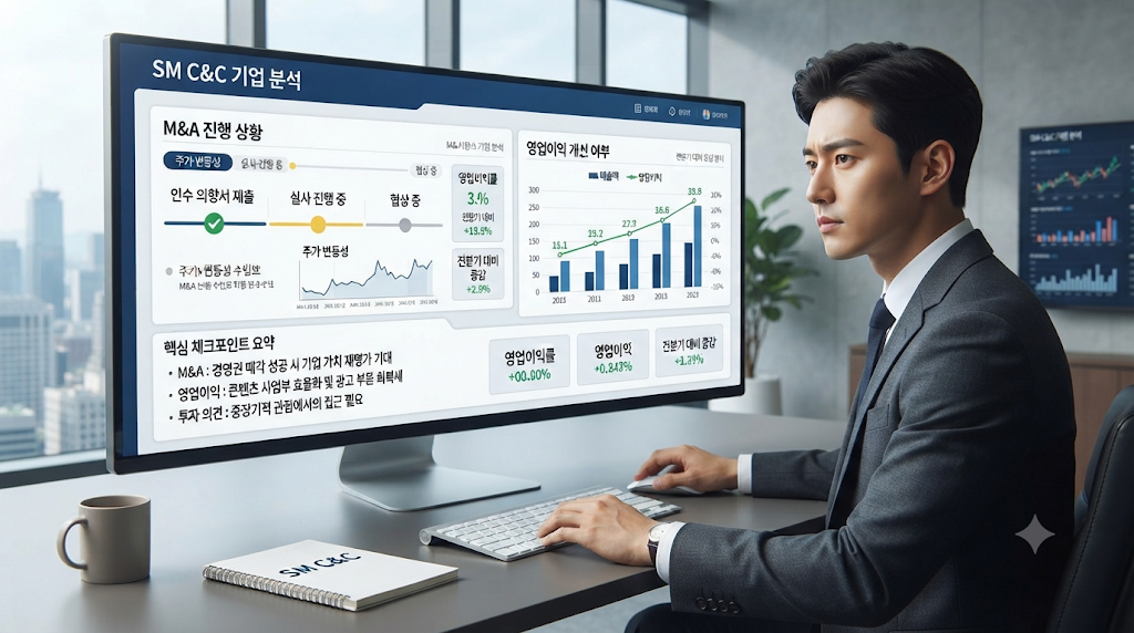 SM C&amp;C 투자 판단에서 확인해야 할 매각과 실적 두 가지 핵심 변수