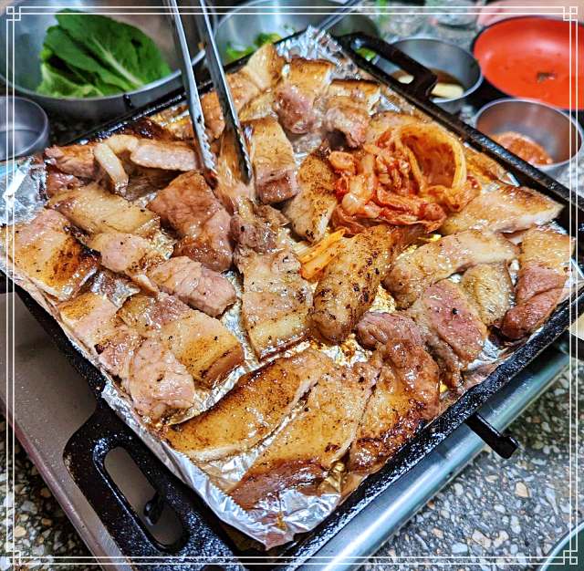 대전 대흥동 맛집 연탄불 돼지 석쇠구이