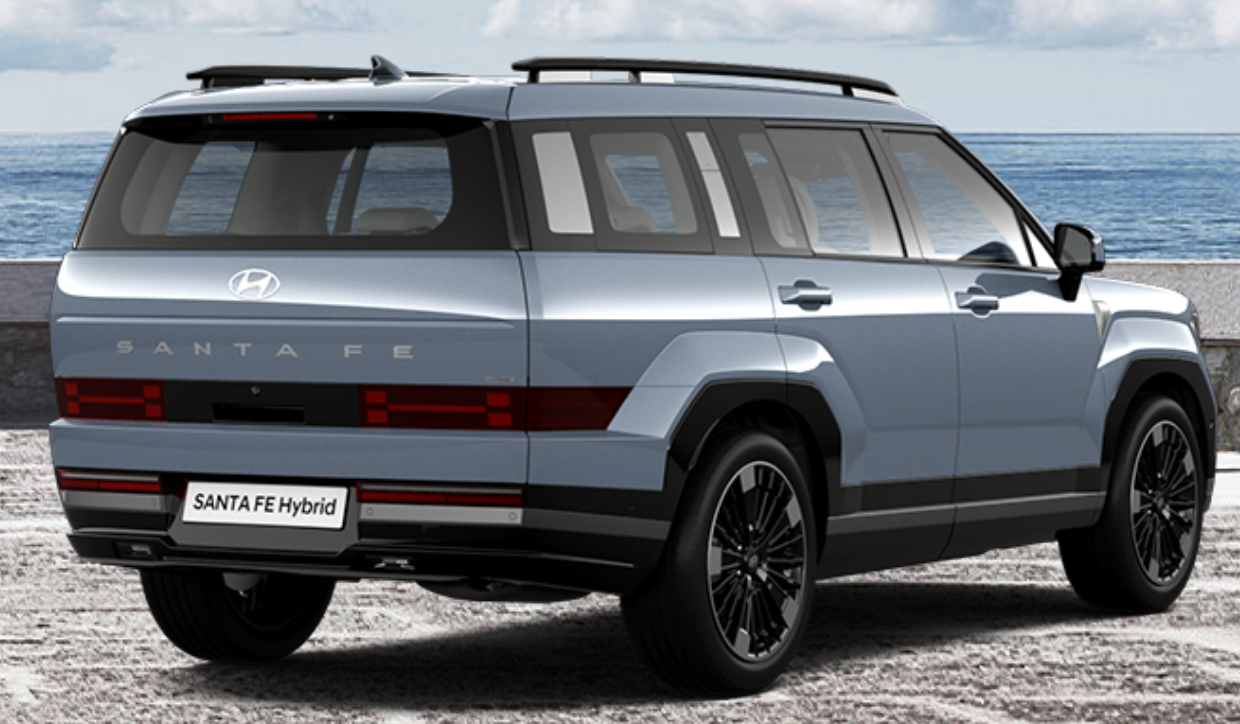 싼타페 하이브리드 후면부