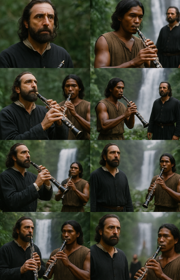 오보에를 연주하는 주인공