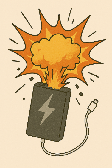 보조배터리 폭발 사고 증가