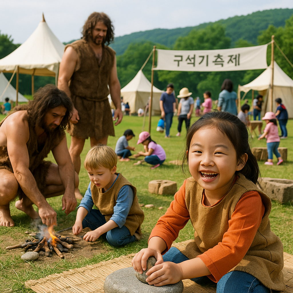 아이의 체험 모습
