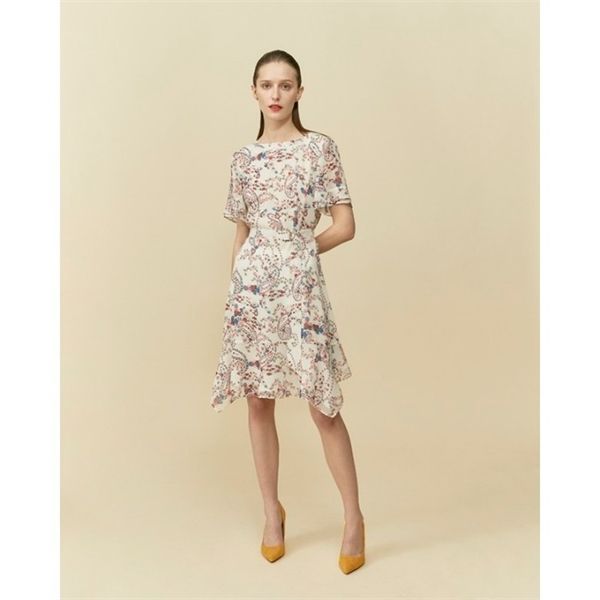 베스띠벨리 NC14 플라워 러플 쉬폰 원피스 bao9518 7152532