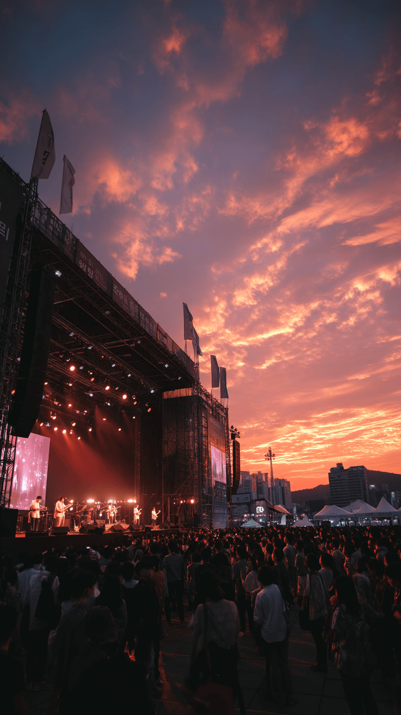 페스티벌-무대와-사람들