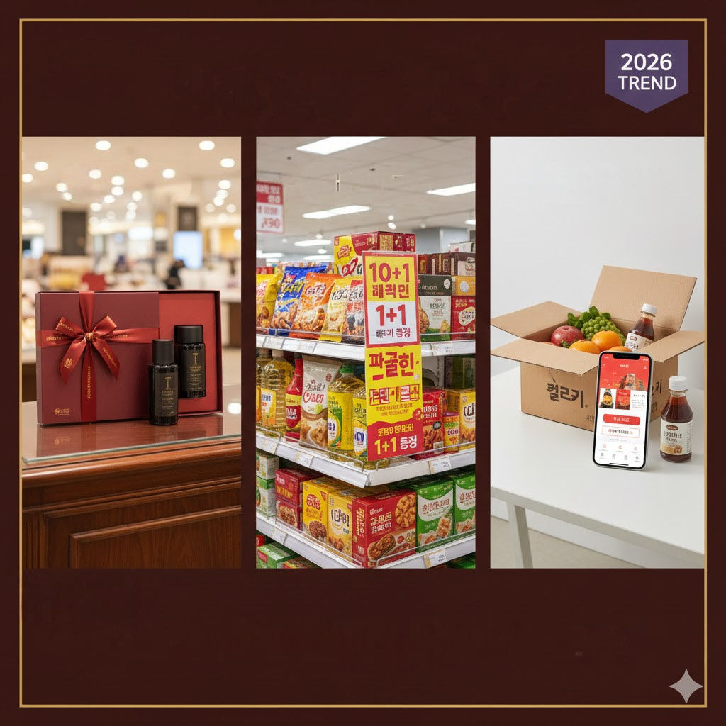 명절 선물 구매 가이드: 백화점 vs 마트 vs 온라인, 가장 이득인 곳은?