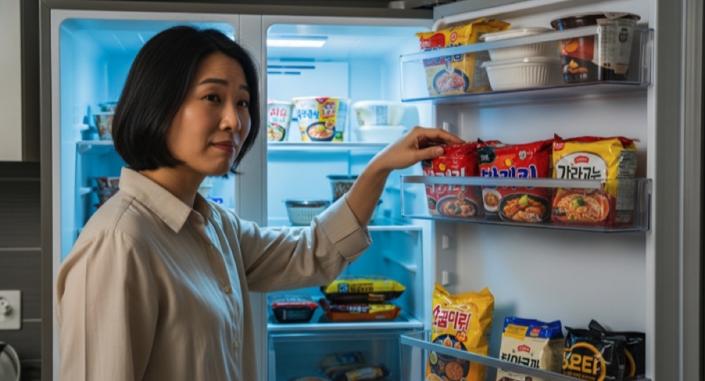 냉장고 음식 고민