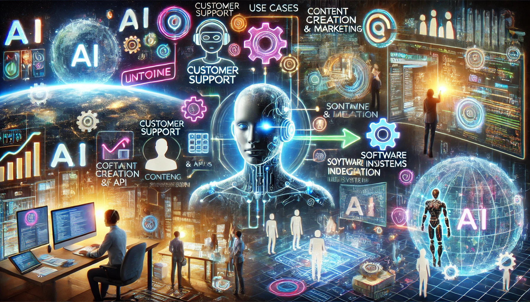 ChatGPT API 활용 사례 : 고객 지원 서비스, 콘텐츠 생성 및 마케팅, 소프트웨어 개발과 자동화 시스템