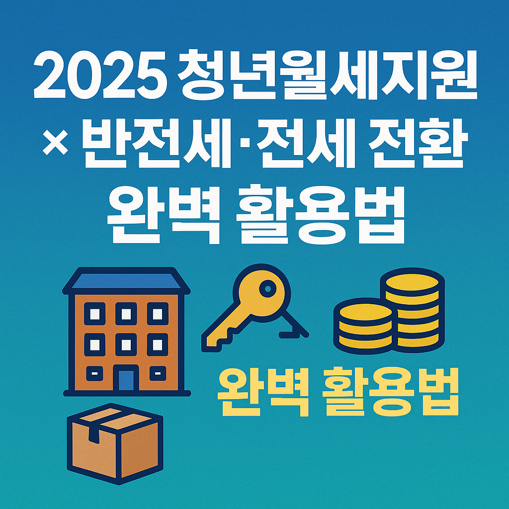2025 청년월세지원 × 반전세·전세 전환 완벽 활용법