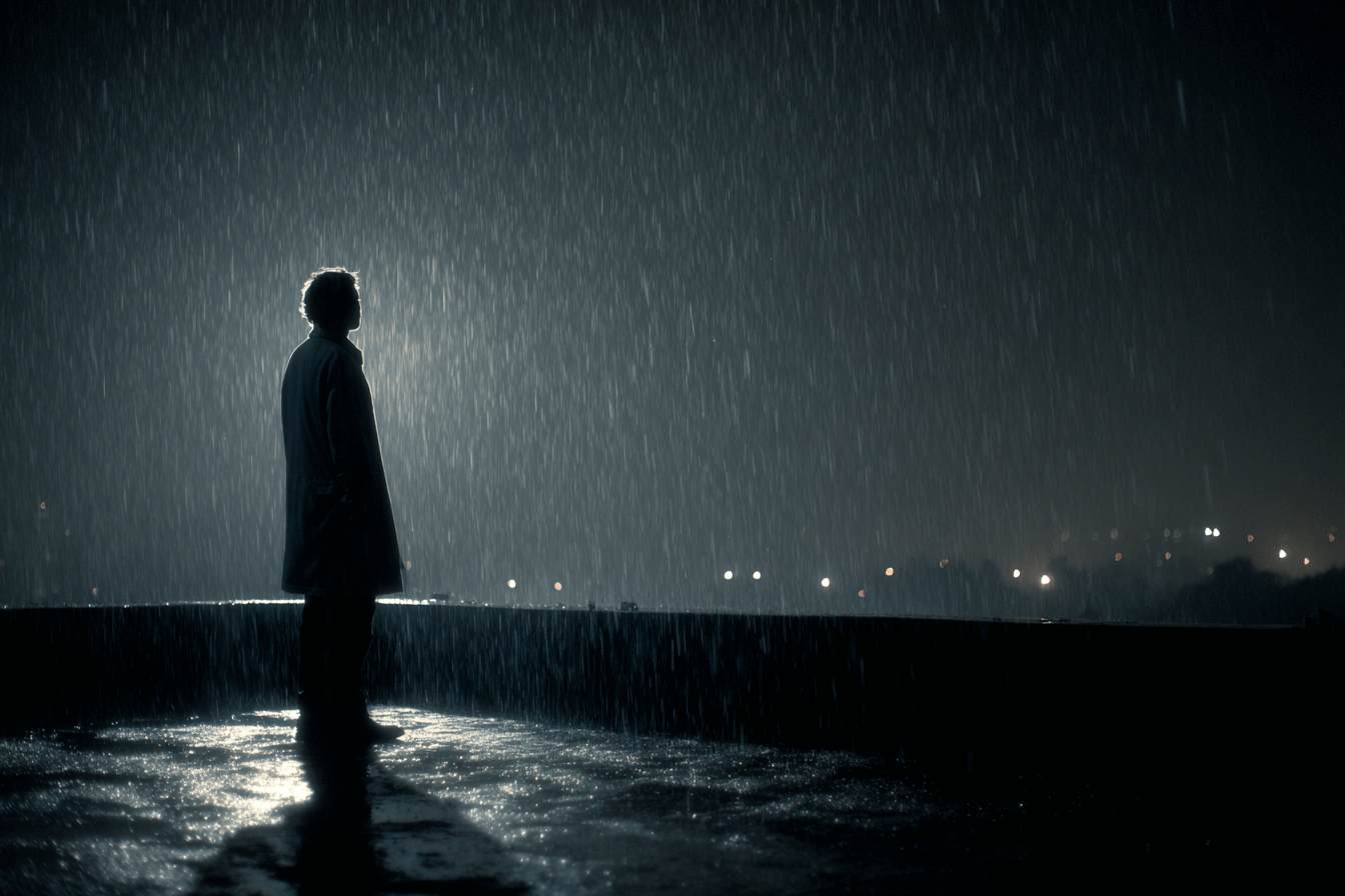 비오는-거리를-걷고-있는-남자