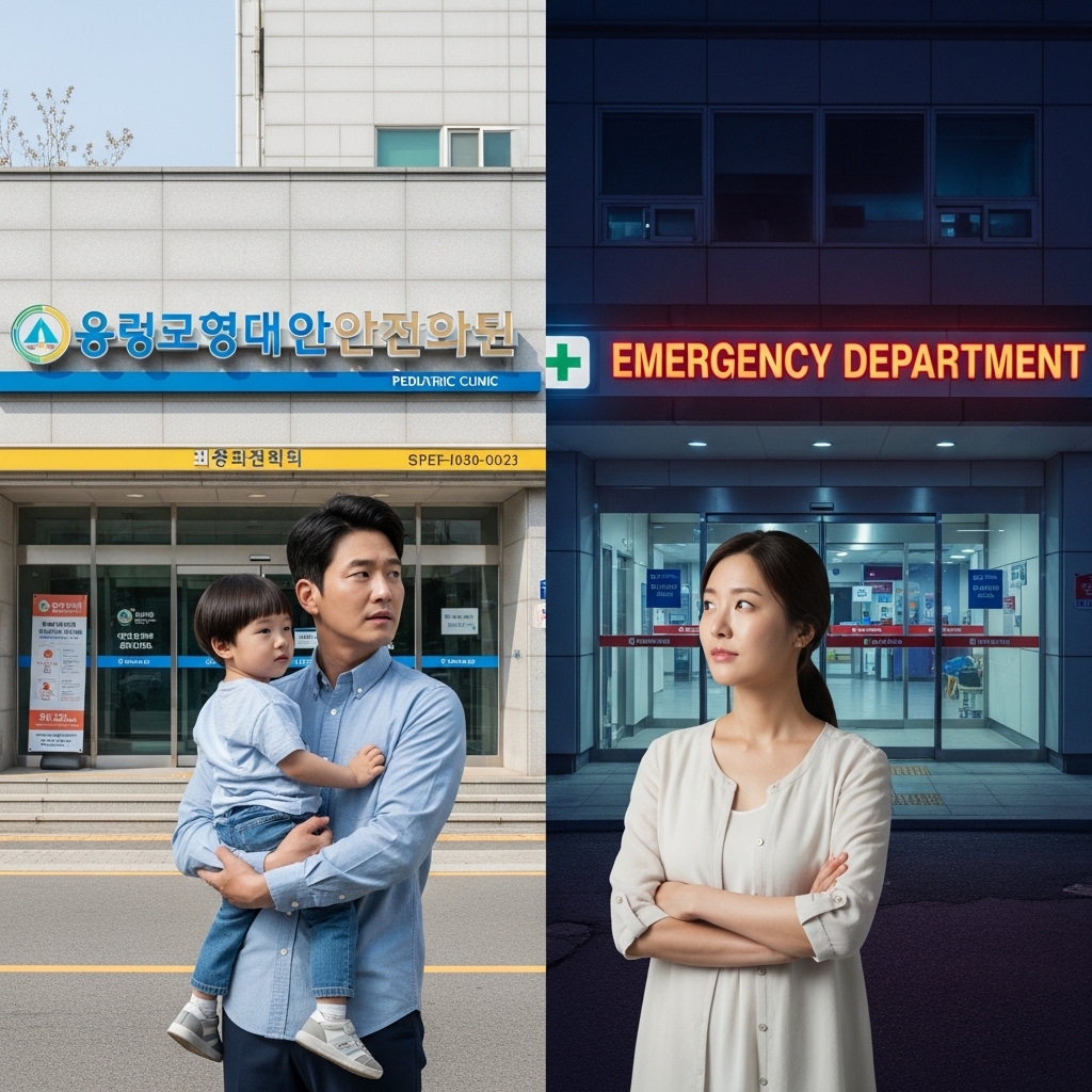 소아과 vs 응급실, 가야 하는 기준