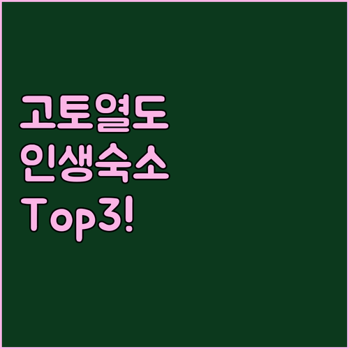 일본 고토 열도 여행객이 극찬한 베스..