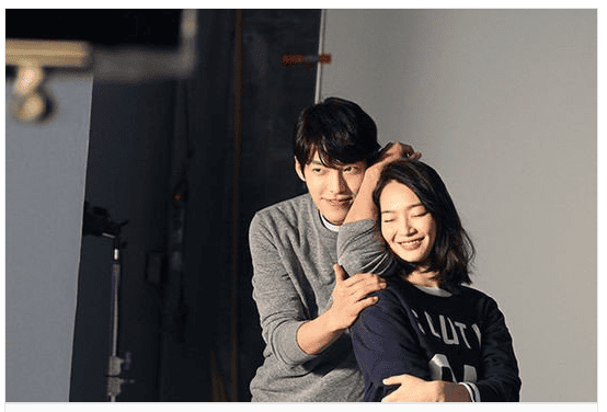 김우빈 신민아 지오다노 광고 캡쳐이미지