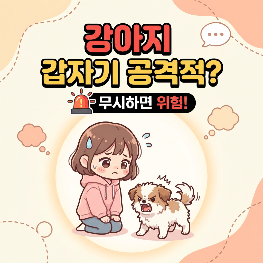 강아지가 갑자기 공격적으로 변했다면? 무시하면 안 되는 신호 6가지