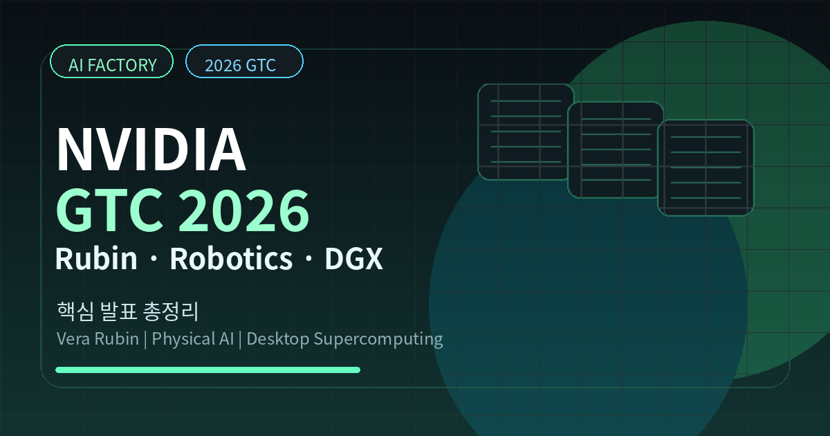 NVIDIA GTC 2026 썸네일