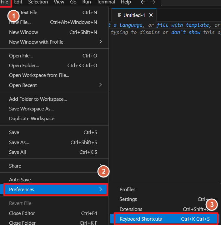 VS Code 단축키 조합 변경