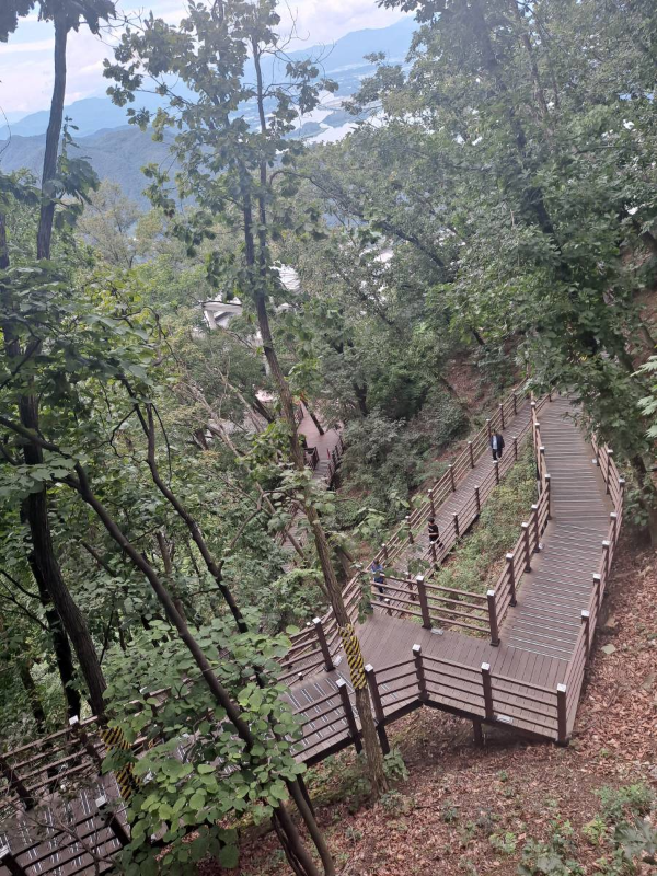 삼악산 전망대 데크길