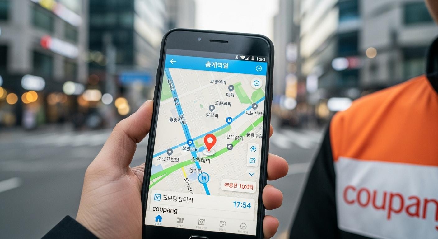 쿠팡 실시간 위치 조회