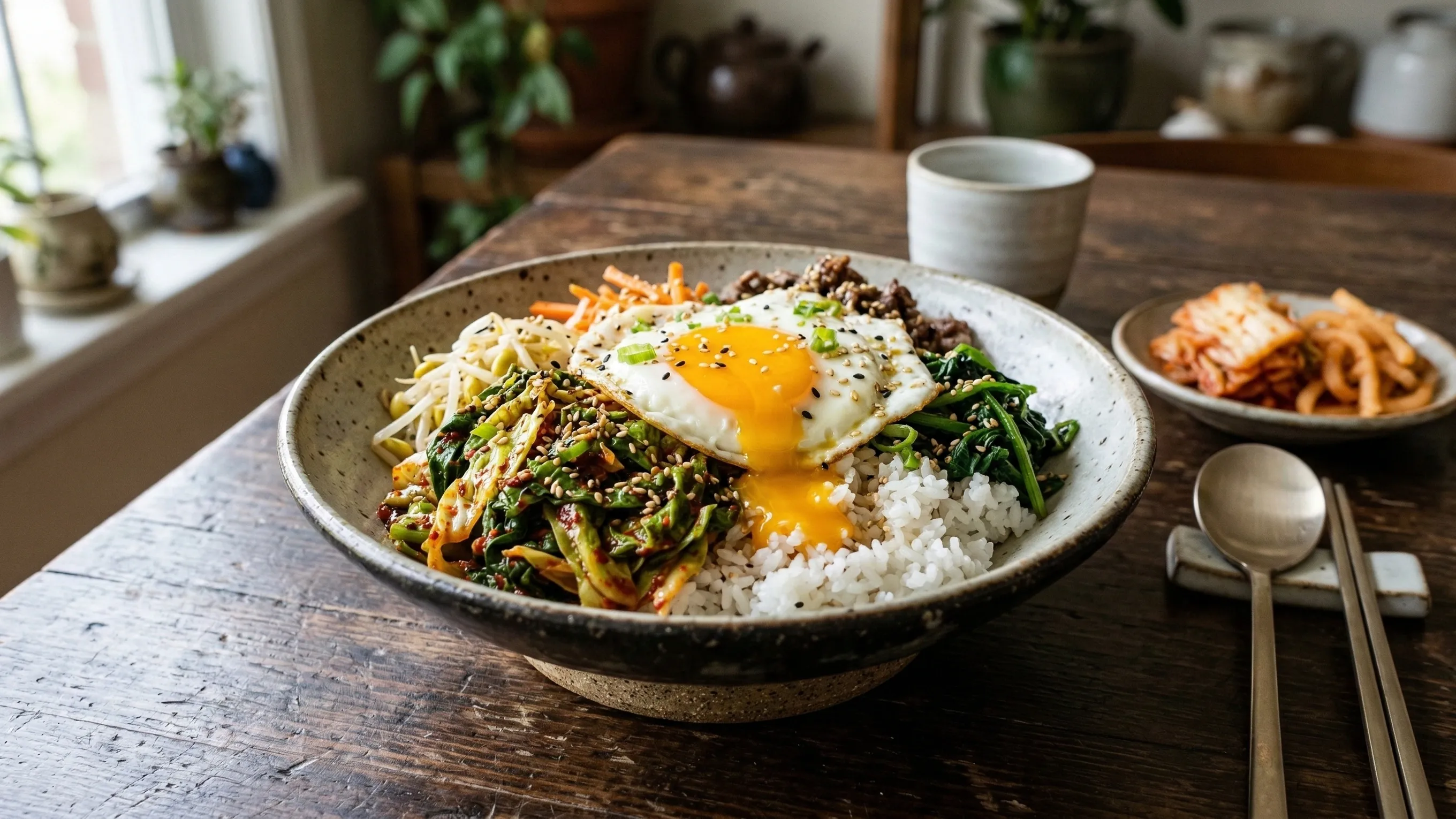 봄동비빔밥