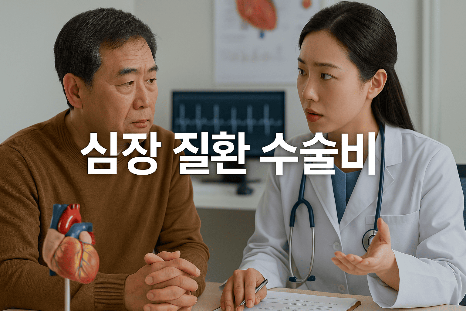 의료진과-심장질환-환자가-상담하는-장면-중앙-텍스트-심장-질환-수술비