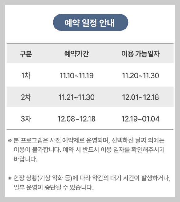 2025 롯데타워 크리스마스 마켓 2차 예약 11월21일 