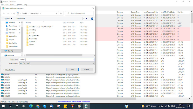 VideoCacheView로 동영상 다운로드